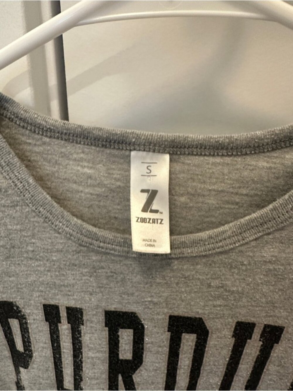 Purdue Boilermakers Gray Short Sleeve Tee - Picture 3 of 3